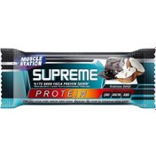 Resim MUSCLE STATİON Supreme Protein Bar Bitter Çikolata Hindistan Cevizi 40g 