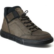 Resim Greyder 71075 Hakiki Deri Klasik Sportif Erkek Bot Fume 001 