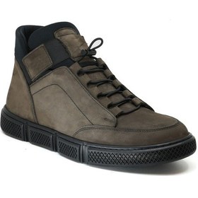 Resim Greyder 71075 Hakiki Deri Klasik Sportif Erkek Bot Fume 001 