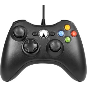 Resim 360 Controller Pc Kablolu Oyun Kolu 2,20M USB Kablolu Bilgisayar Oyun Kolu Gamepad Joystick Controller Bilgisayar Uyumlu 
