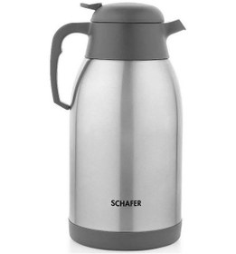 Resim Schafer Çelik Termos 2 Litre Gri Renk Gri 