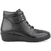 Resim Muya Theon 6 Nokta Anatomik Taban Hakiki Deri Kadın Bot 001 