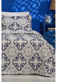 Resim Karaca Home Bluva Çift Kişilik Yatak Örtüsü Takımı Mavi Mavi 