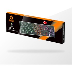 Resim GM Game Master Qpart GM17 Rainbow Oyuncu Klavye 