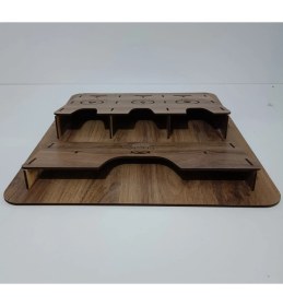 Resim Canlı Tahtam Ahşap Dekoratif Posta Kutusu 