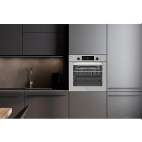 Resim Tommatech TAF6005SS Ankastre Elektrikli Fırın 60 CM Gri Cam 