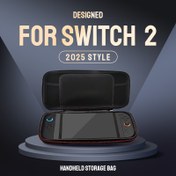 Resim Dayanıklı Naylon Koruyucu Sert Kılıf Switch 2 ve Yeni Switch 2025 için - Zipper Kapatma ve İç Cebi ile Taşınabilir Seyahat Depolama Çantası, Aksesuarlar ve Oyunlar Tutuyor, Şık Siyah Tasarım, Oyun Aksesuarı Düzenleyici | Padded Bölümler ile Sıkı Uygun Tasarım 