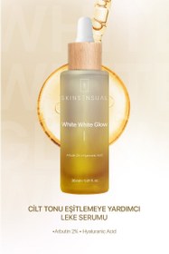 Resim Skinsensual white white glow leke serumu (arbuti̇n %2 hyaluroni̇c aci̇d) cilt tonu eşitlemeye yardımcı serum 