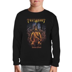 Resim Testament - Native Blood Siyah Çocuk Sweatshirt 