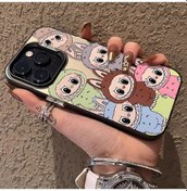 Resim Güzel Karikatür Labubu Mat Hard Case Iphone 16 16e Se4 15 14 13 12 11 Pro 1 For İphone Uyumlu 11 Pro 1 