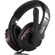 Resim SNOPY SN-338 SİYAH/KIRMIZI GAMİNG OYUNCU MİKROFONLU KULAKLIK 