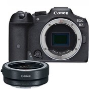 Resim Canon EOS R7 Body Aynasız Fotoğraf Makinesi + Canon EF-EOS R Mount Adaptör 