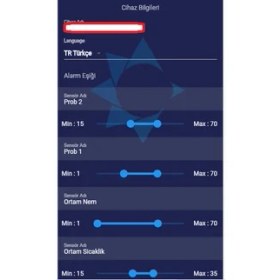 Resim Argekip Gprs Çift Problu Sıcaklık ve Nem Takip Cihazı 
