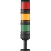 Resim Mesan Ø70 3 Kat Işıklı Kolon Multi LED Tüp Montaj Ms 84022 12-24VAC/DC 