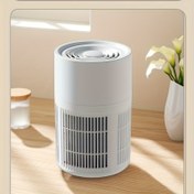 Resim 5-in-1 Taşınabilir Ev Hava Temizleyici, Yatak Odası - HEPA Filtresi, 2-in-1 Tasarım, Toz, Duman, Kirlilik, Koku Giderme, Sessiz Çalışma, Uyku Modu, Pil Gerektirmez, Sessiz Yatak Odası Hava Temizleyici | Modern Estetik | Sessiz Çalışma, Evler İçin Hava Temizleyicileri 