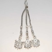 Resim Be Beauty Gümüş Renkli Metal Tesbih Püskülü Model 07 
