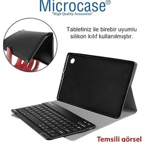 Resim Lenovo Uyumlu Tab P11 2.nesil Bluetooth Klavyeli Standlı Kılıf-bbkk4 