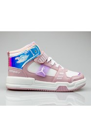 Resim JOJO KIDS kız çocuk bilekli sneaker , jordan cırtlı spor ayakkabı 