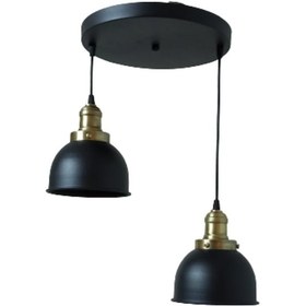 Resim Dylight Retro Metal 2 Li Eskitme Duylu Dekoratif Rustik Sarkıt A 