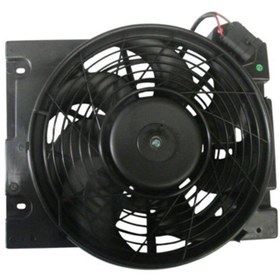 Resim FAM Opel Zafira 99/04 Klima Fan Davlumbazı Komple (7 Kanat) (Motorlu) (Oris) 