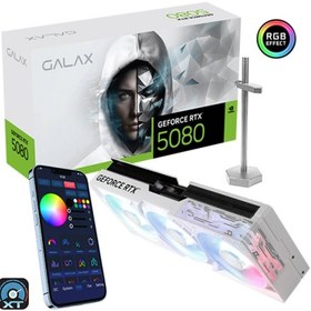 Resim Galax Geforce Rtx 5080 1-click Oc White 16gb Gddr7 256 Bit Dlss 4 