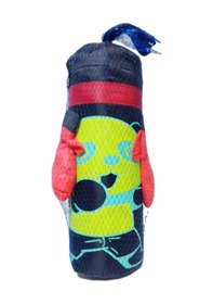 Resim Çocuk Boks Torbası Seti Kırmızı + Eldiven 60 22 CM Kırmızı 