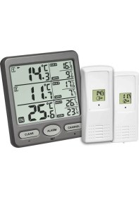 Resim Tfa 30.3062.10 Trıo Kablosuz Iç ve Dış Ortam Sıcaklık Ölçer 