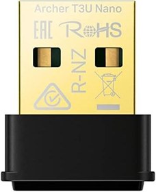 Resim TP-Link Archer T3U, AC1300 Mbps, Çift Bant, USB 2.0, Nano Wi-Fi 5 USB Adaptör 