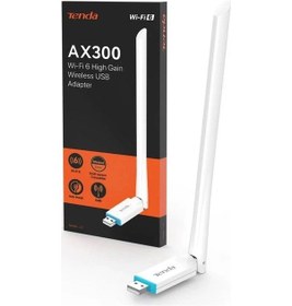 Resim Tenda U2 Ax300 High Gain Wifi6 Usb Adaptör 