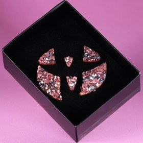 Resim TASARIM ARABAM ATİKE ELİF AKIN Toyota Araçlarla Uyumlu Direksiyon Taşı pembe 