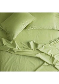 Resim Prime Sleeks %100 Pamuk Yastık Kılıfı 2 Adet - Fıstık Yeşili - 50x70cm Fıstık Yeşili 