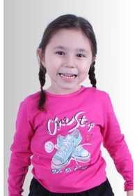 Resim Fyk Kids Kız Çocuk Basic Uzun Kol Tişört Pembe1 Pembe 