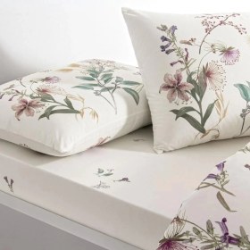 Resim MCM Group Taç Çift Kişilik Ranforce Nevresim Takımı Elowen Yeşil 