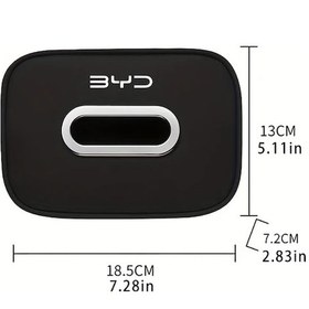 Resim Honeybeeshop Siyah Araba Güneşlik Mendil Kutusu Organizatörü Sarkan Tasarım Kolay Kurulumlu Gösterge Paneli Mendil Tutucu 