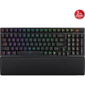 Resim Asus Asus ROG STRIX SCOPE II RX KABLOSUZ AURA SYNC RGB MEKANİK TÜRKÇE TUŞ DİZİLİMİ ROG RX RED SWITCH IP57 MULTI WI-FI 