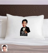 Resim Bk Gift Kişiye Özel Karikatürlü The Baba Tasarımlı Pamuklu Yastık Kılıfı-1 50x70cm, Babaya Hediye, Babalar Günü Hediyeleri Kobitmeyencom31349 Bk Gift 