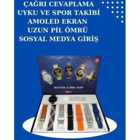 Resim Marsilyan 2025 Model Akıllı Saat ve 2.nesil Tws Bluetooth Kulaklık Yüksek Ses Kaliteli 