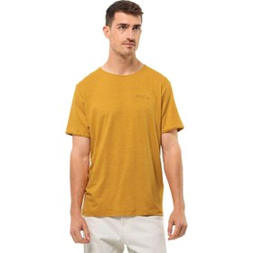 Resim Jack Wolfskin Travel T Erkek Renkli Tişört 
