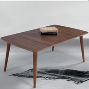 Resim 60X100 Cm Ahşap Ayaklı Orta Sehpa Ceviz A1 