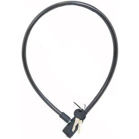 Resim Sarissa 12x80 Anahtarlı Halat Kilit Kalın Yüksek Güçlü 80cm Bisiklet Kilidi Çok Renkli 