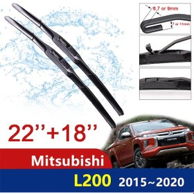 Resim MİTSUBİSHİ L200 ÖN CAM HYBRİD SİLECEK TAKIMI 2015--2020 