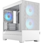 Resim Fractal Design Pop Mini Air FD-C-POR1M-01 RGB Oyuncu Bilgisayar Kasası Beyaz 