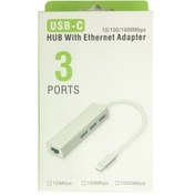 Resim POWERGATE PG-TTU02, Type-C TO USB3.0, Ethernet Kart 