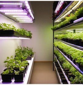 Resim Growlight Bitki Büyütme Ledi Premium Seri 1 Metre 