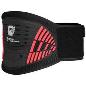 Resim Jms Ayarlanabilir Uzunluk Yumuşak Koruma Sıkı Bel Sabitleme Motosiklet Bel Desteği Kırmızı - Siyah 