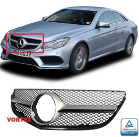 Resim Mercedes W207 Ön Panjur Gümüş Gri 2013 Sonrası Uyumlu 