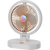 Resim TECHNOMEN Masaüstü Mini Fan Katlanır USB Taşınabilir 