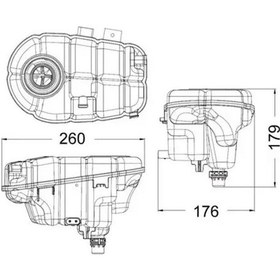 Resim Audi A6 C7 Yedek Su Deposu 3.0 Tdi 2011-2014 Cduc Cdud Ckvb Ckvc Mahle Crt60000s 
