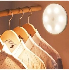 Resim Hareket Sensörlü USB Şarjlı Lamba Led Işık Sensörlü Lamba Gece Lambası Hareket Sensörü Lamba 