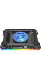 Resim Teknocan Marketing S49 Cyclone Laptop Notebook Soğutucu Stand Rgb Renkli Oyunculara Özel 2 USB Port 140MM Fan 14-19INÇ 